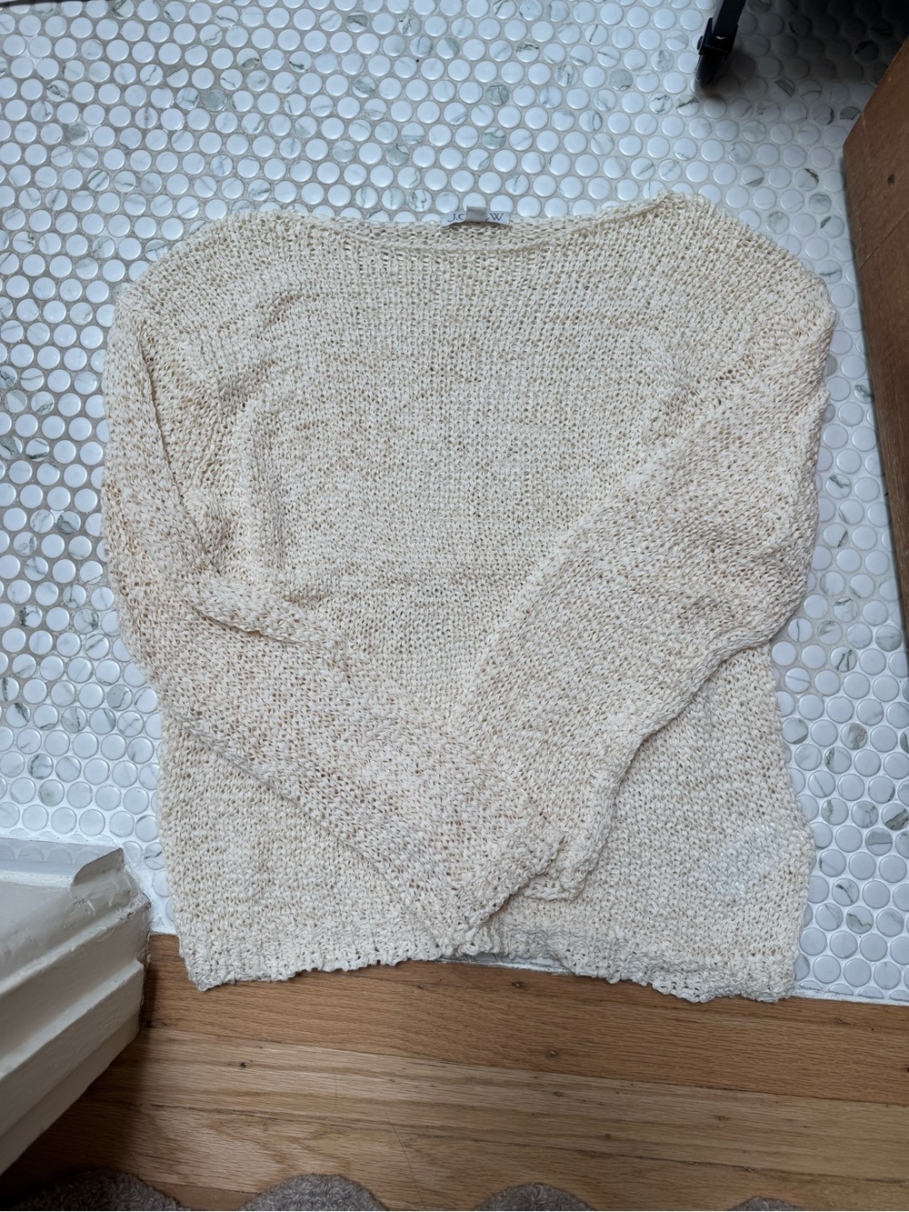 Jcrew open knit sweater